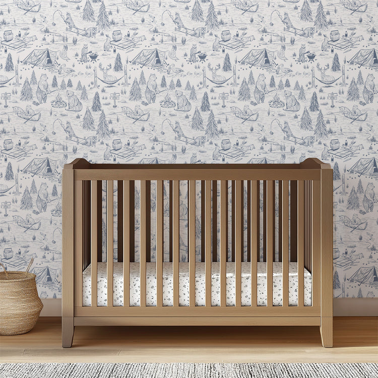 Critter Camp in Slate Blue