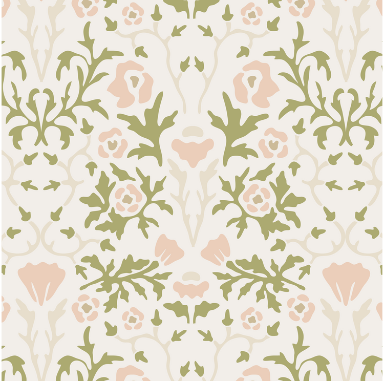 The Evelyn Wallpaper (Blush)
