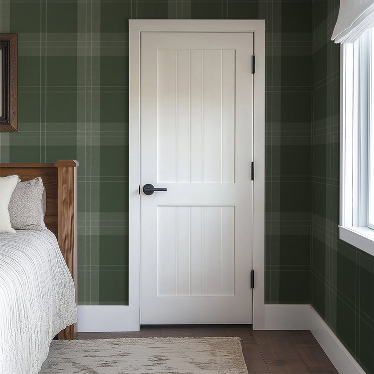 Plaid in Forest Green