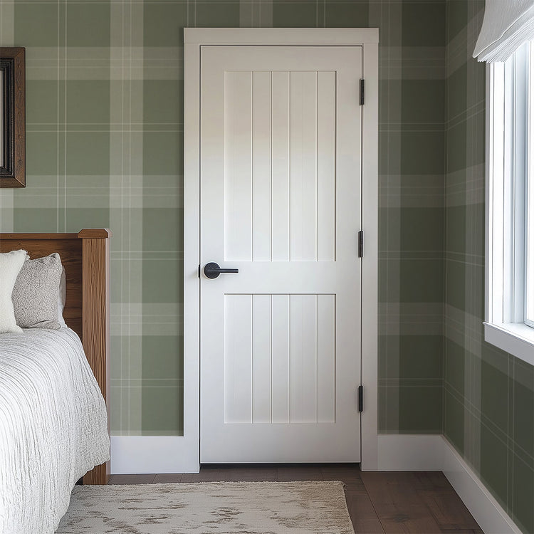 Plaid in Sage