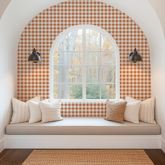 Rust Gingham