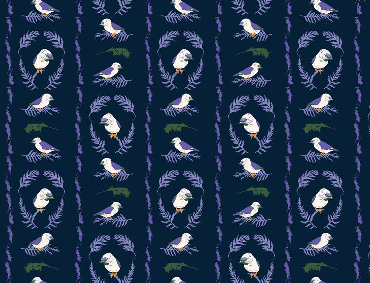 Silk-tailed Songbird (Periwinkle)
