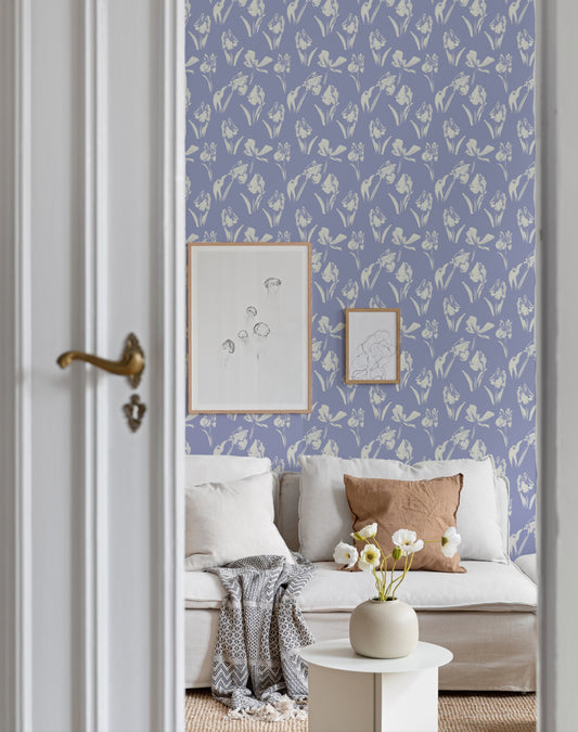 Delicate Tulips (Periwinkle)