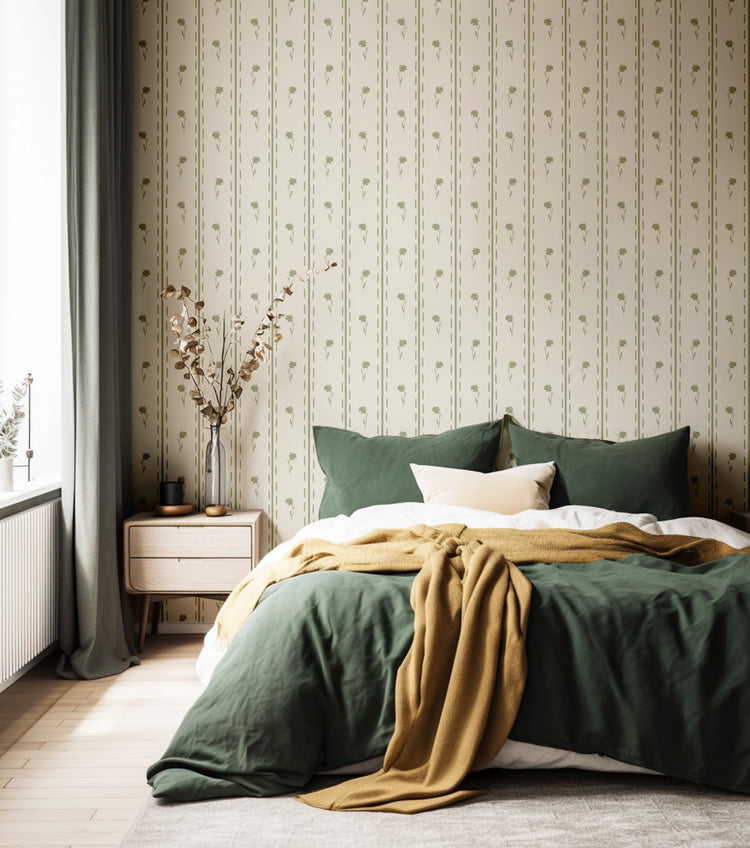 Blooming Stripes (Green)