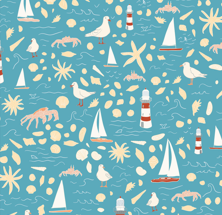 Shoreline Serenade (Aqua)