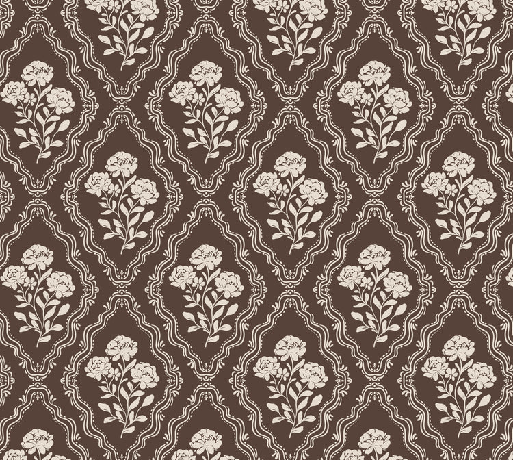 Victorian Bloom in Brown