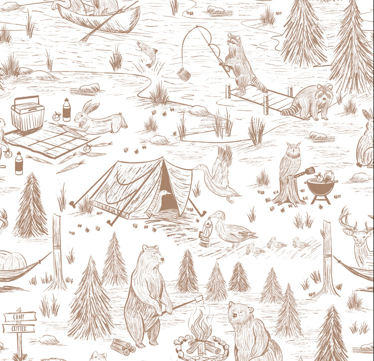 Critter Camp in Light Brown
