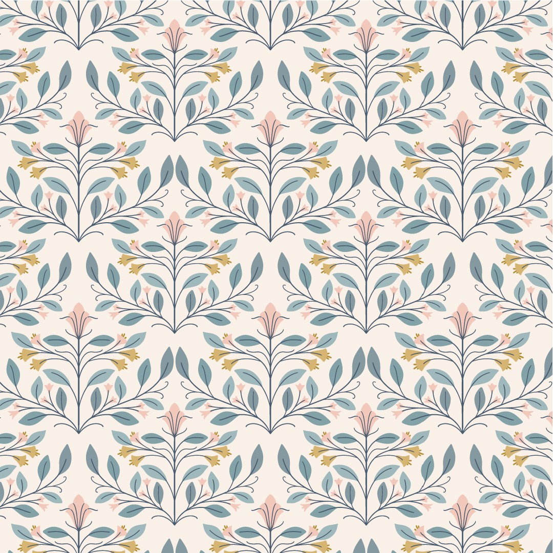 Symmetrical Leaves Wallpaper
