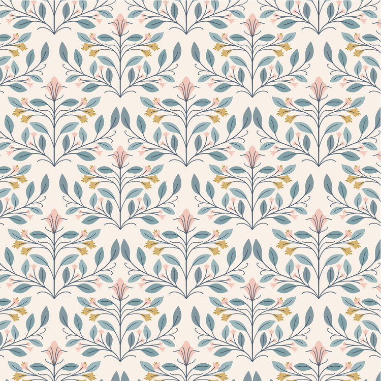 Symmetrical Leaves Wallpaper