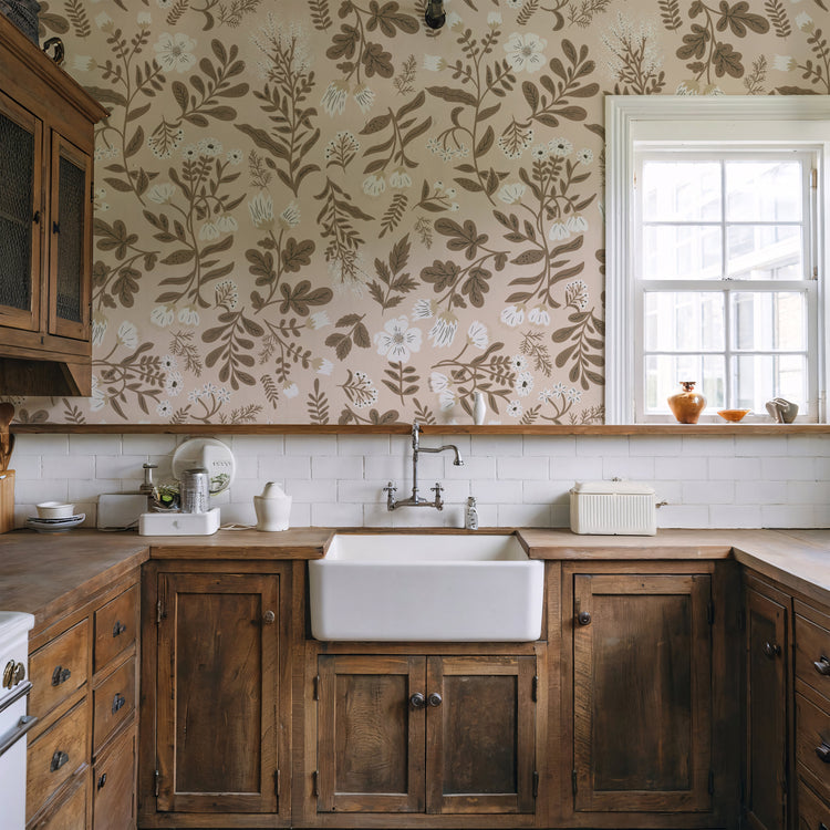 Wildflowers in Oatmeal (Large)