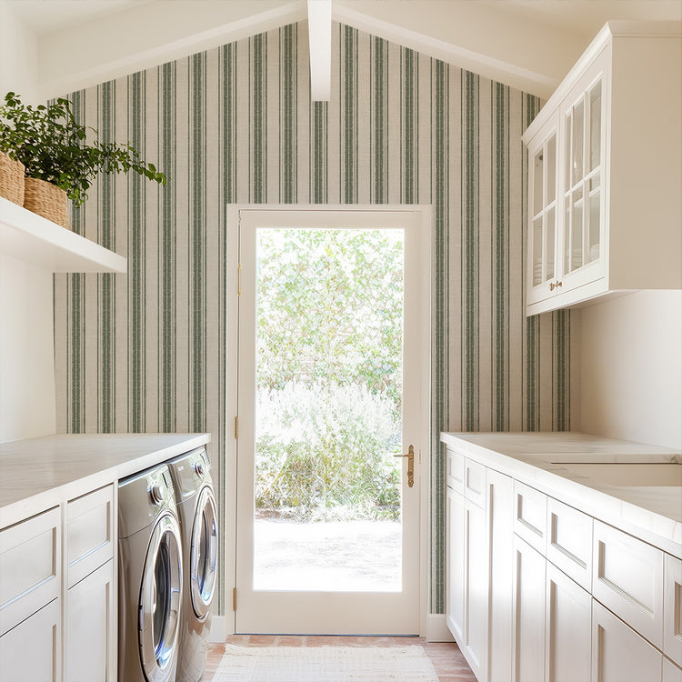 Cloth Stripes in Green