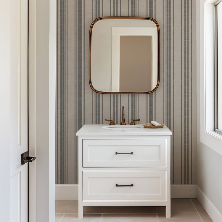 Cloth Stripes in Grey