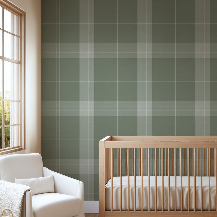 Plaid in Sage