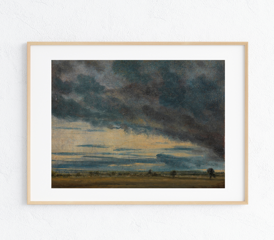 The Study of Clouds Art Print