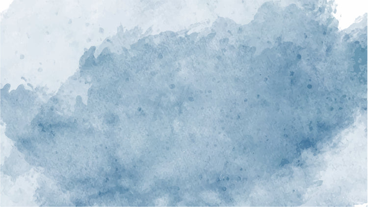 Blue Watercolor Wallpaper Mural