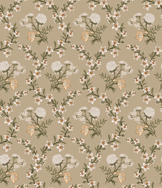 Victorian Clover Wallpaper