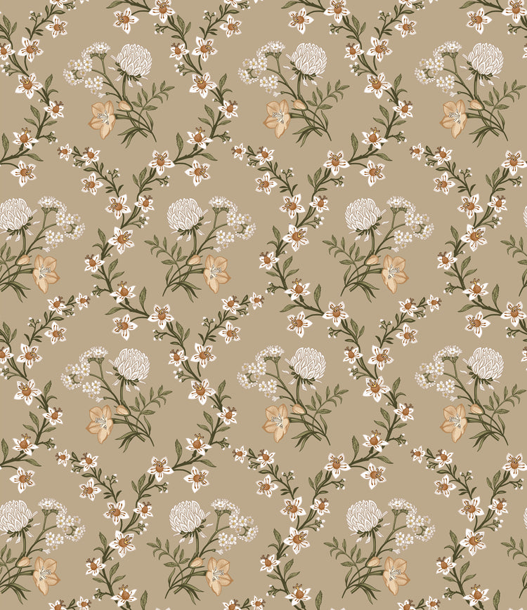 Victorian Clover Wallpaper
