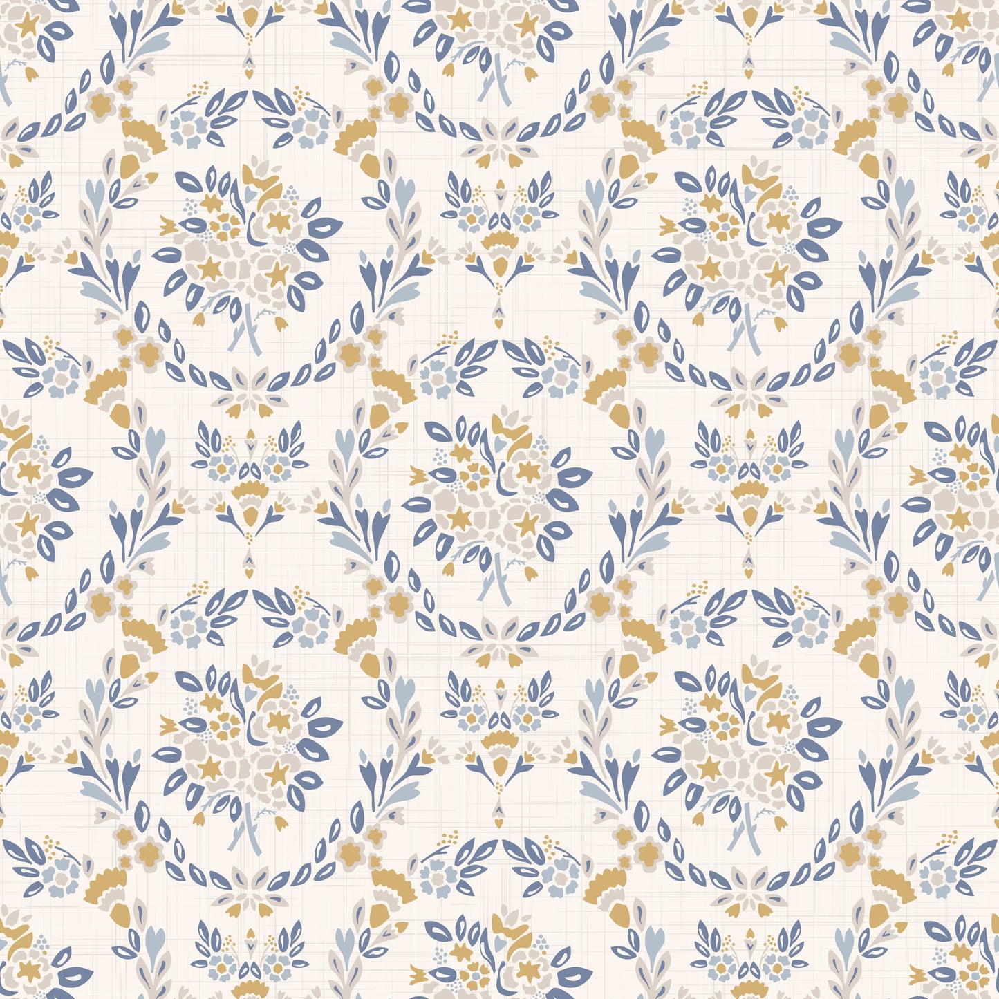 French Damask Wallpaper