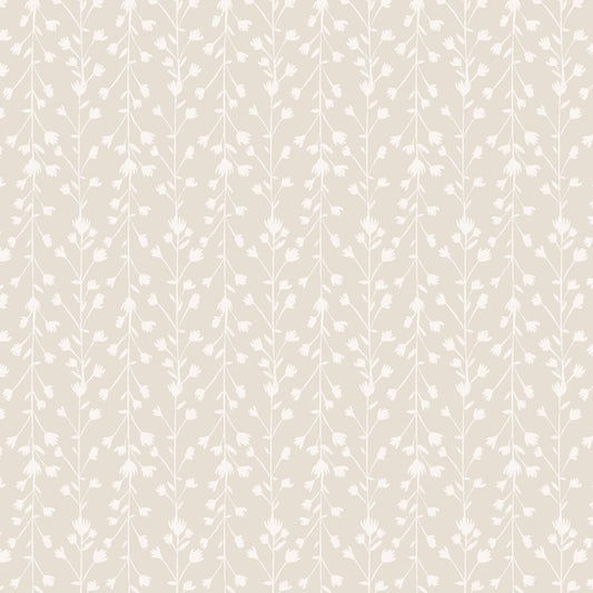 Claire Wallpaper (Taupe) from The Haven Collection
