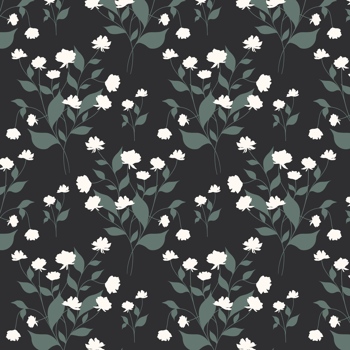 Miriam Wallpaper (Midnight) from The Marlow Collection