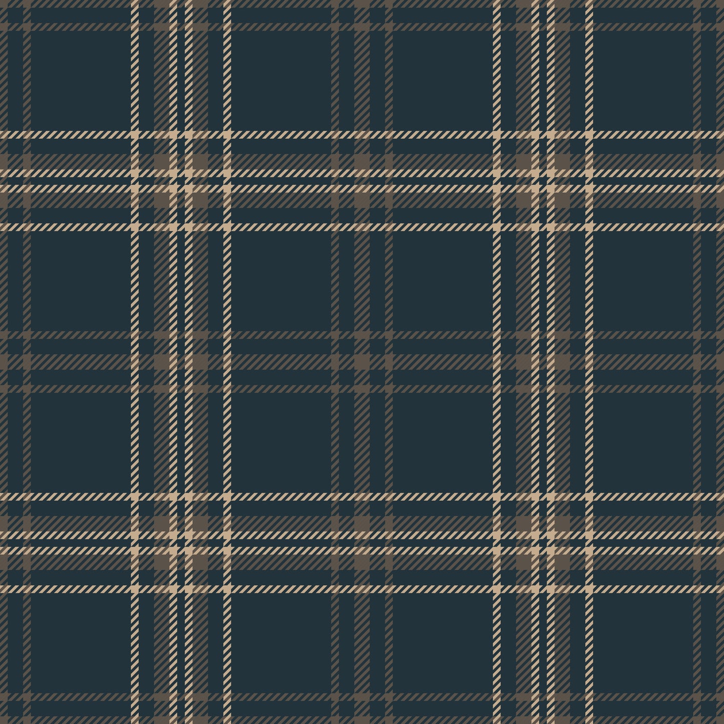 Plaid Navy Wallpaper