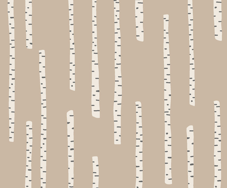 Aspen Forest (Mocha) Wallpaper