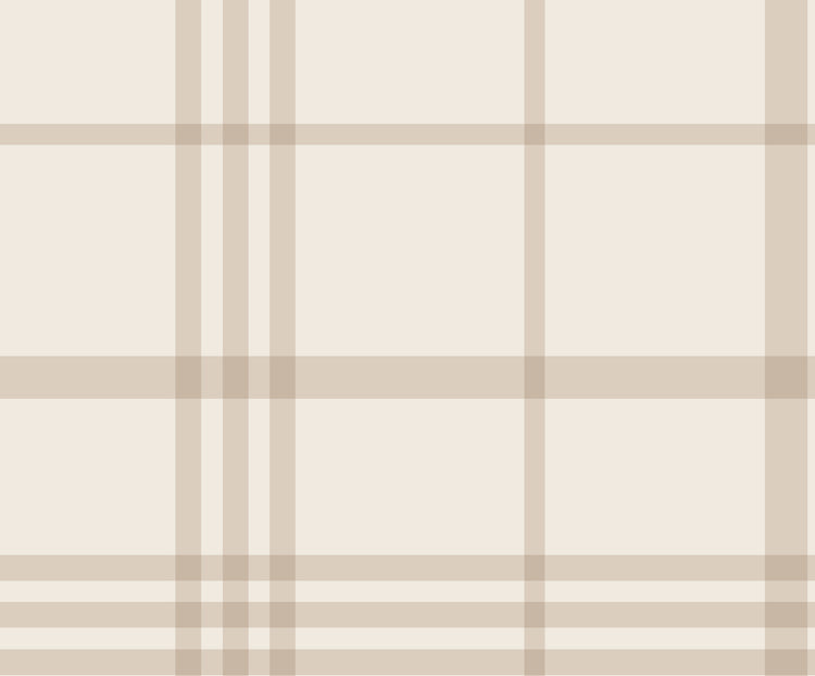 Vintage Plaid (Mocha) Wallpaper
