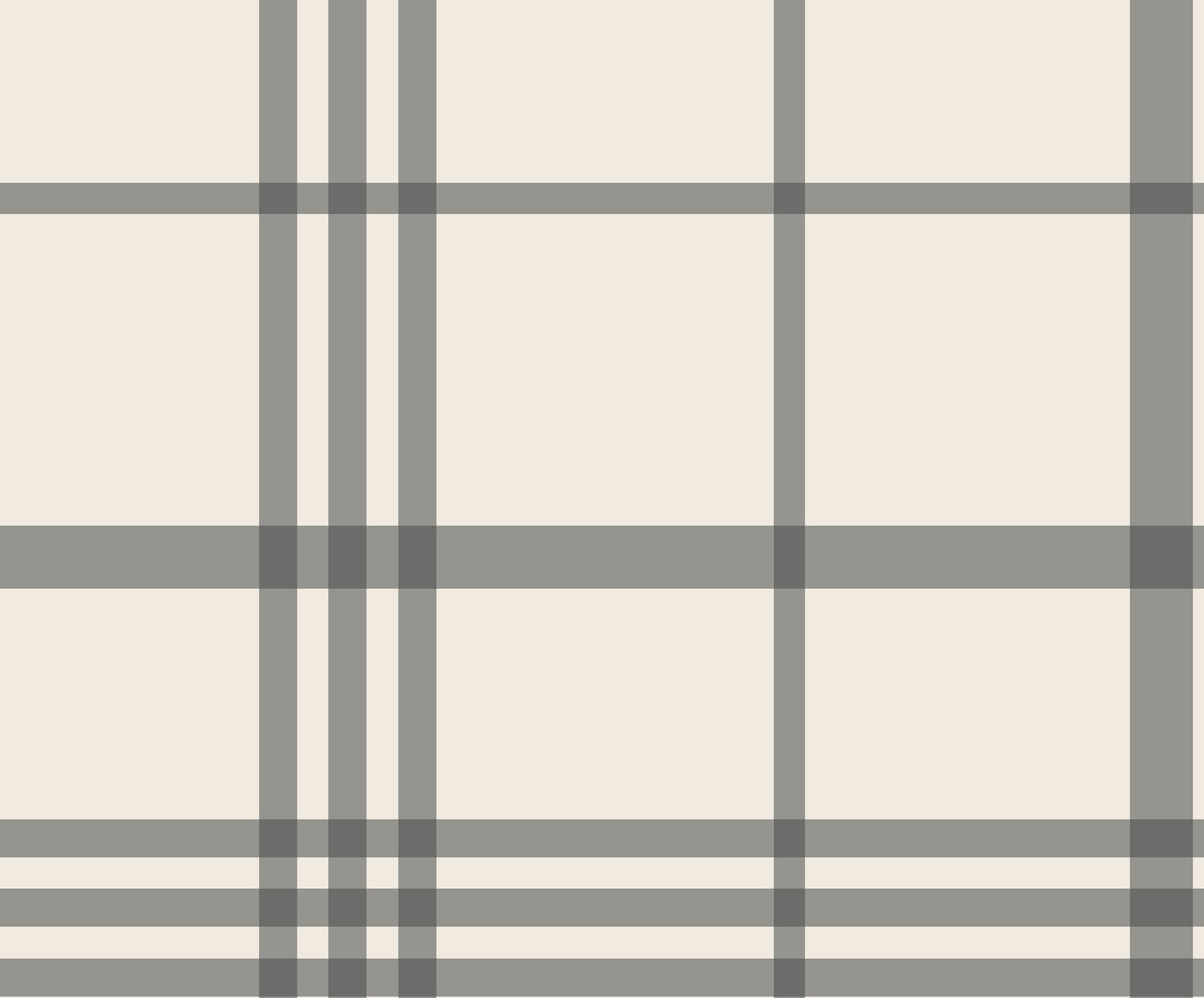 Vintage Plaid (Charcoal) Wallpaper