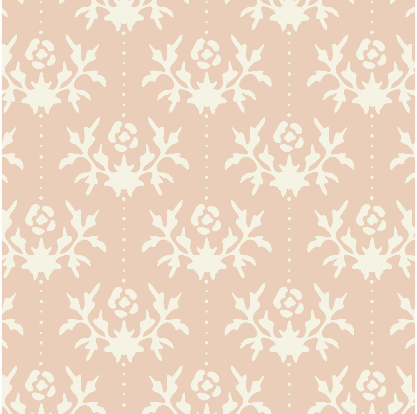 The Alba Wallpaper (Blush & Cream)