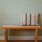 Ogee Lattice (Green) Wallpaper
