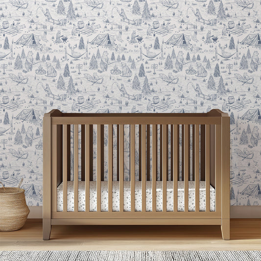 Critter Camp in Slate Blue