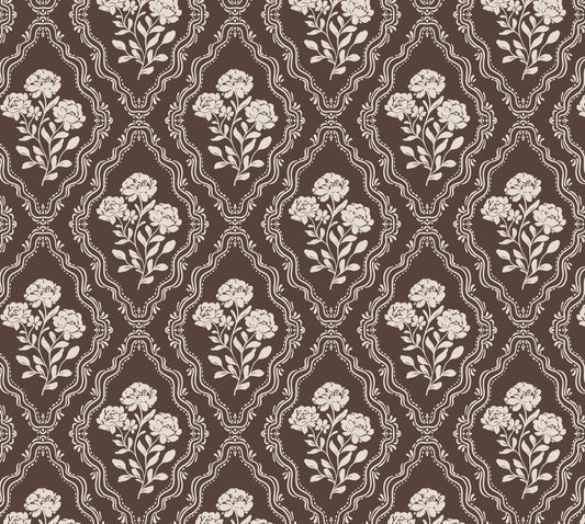 Victorian Bloom in Brown