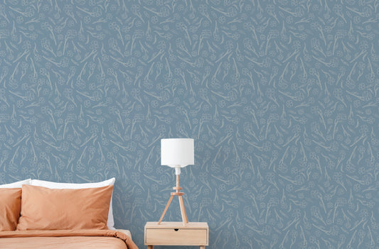 Floral Meadows (Cornflower Blue)