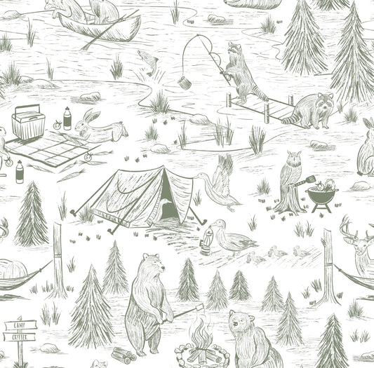 Critter Camp in Sage Green