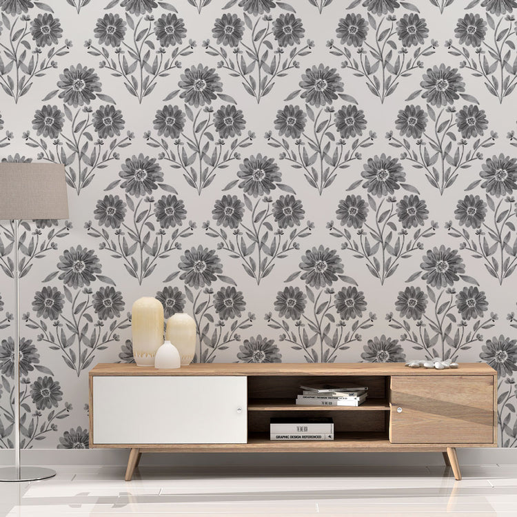 Evening Bouquet Wallpaper (Neutral)