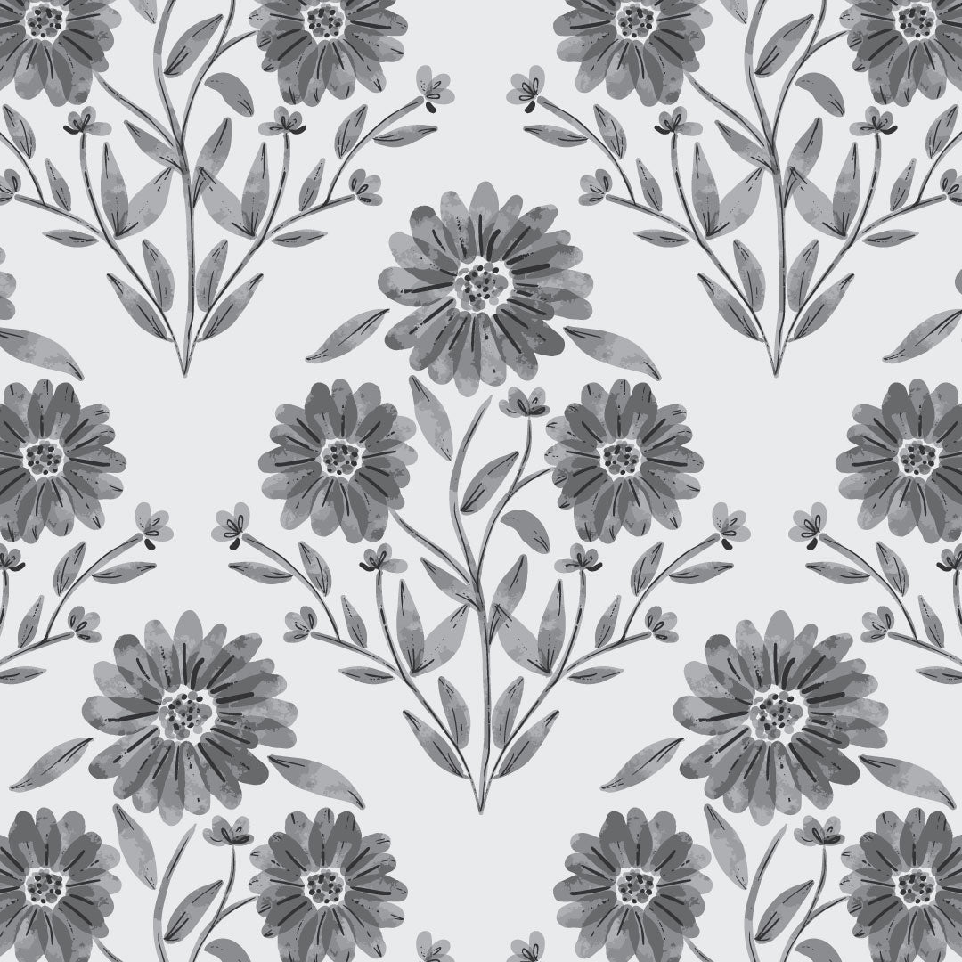 Evening Bouquet Wallpaper (Neutral)