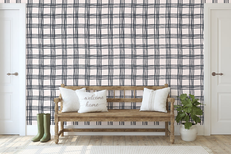 Quirky Plaid Wallpaper