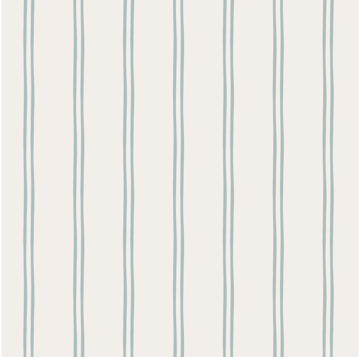 Vintage Double Stripes Wallpaper (Blue)