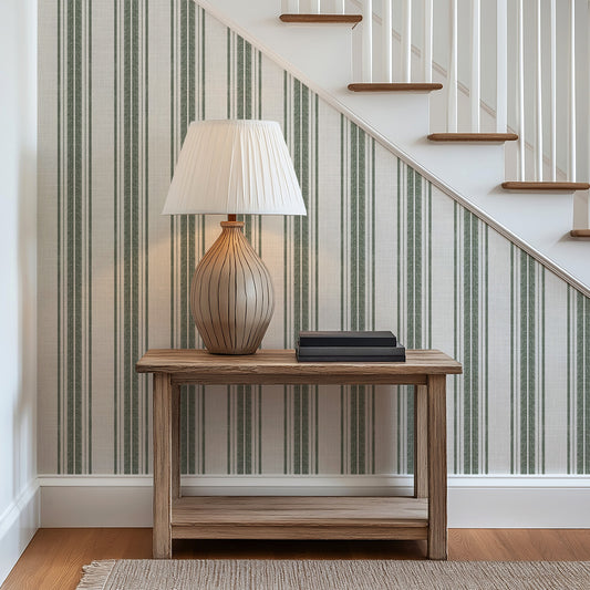 Cloth Stripes in Green