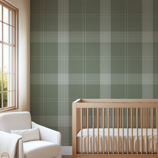 Plaid in Sage