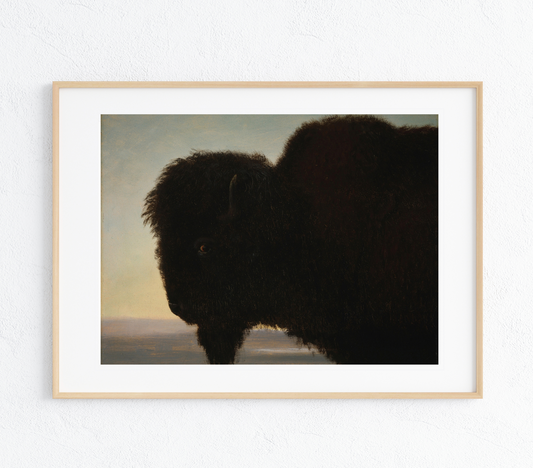 Buffalo Head Art Print