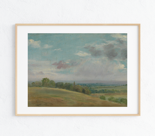 Hillside Landscape Art Print