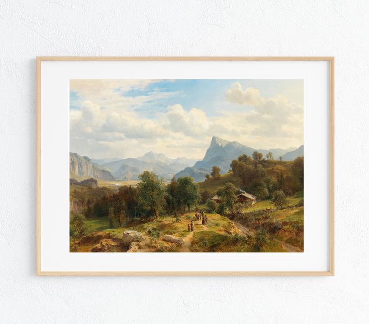 The Alps Art Print