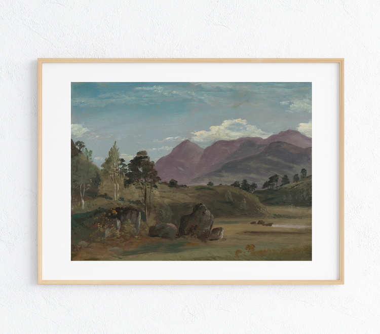 Mountain Landscape Art Print