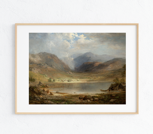 Clouded Valley Art Print