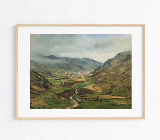 Austrian Valley Art Print