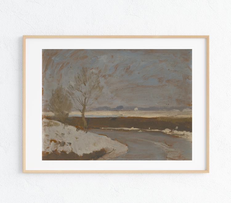 The Study of Winter Art Print