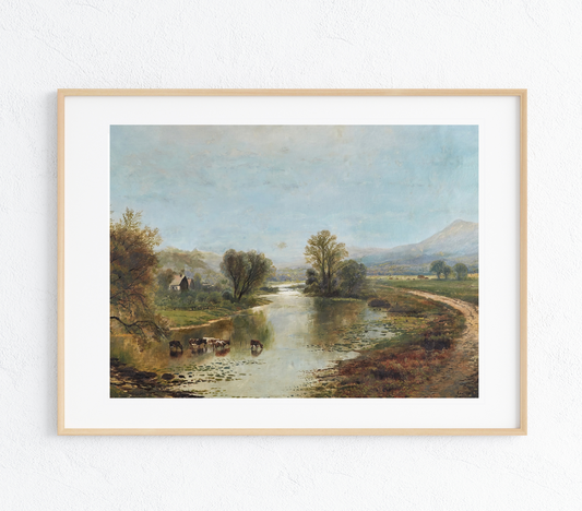 Along the Riverbend Art Print