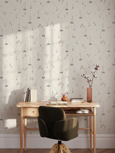 Zebra Mocha 2 Panel Wall Mural 300603 by Eijffinger Wallpaper