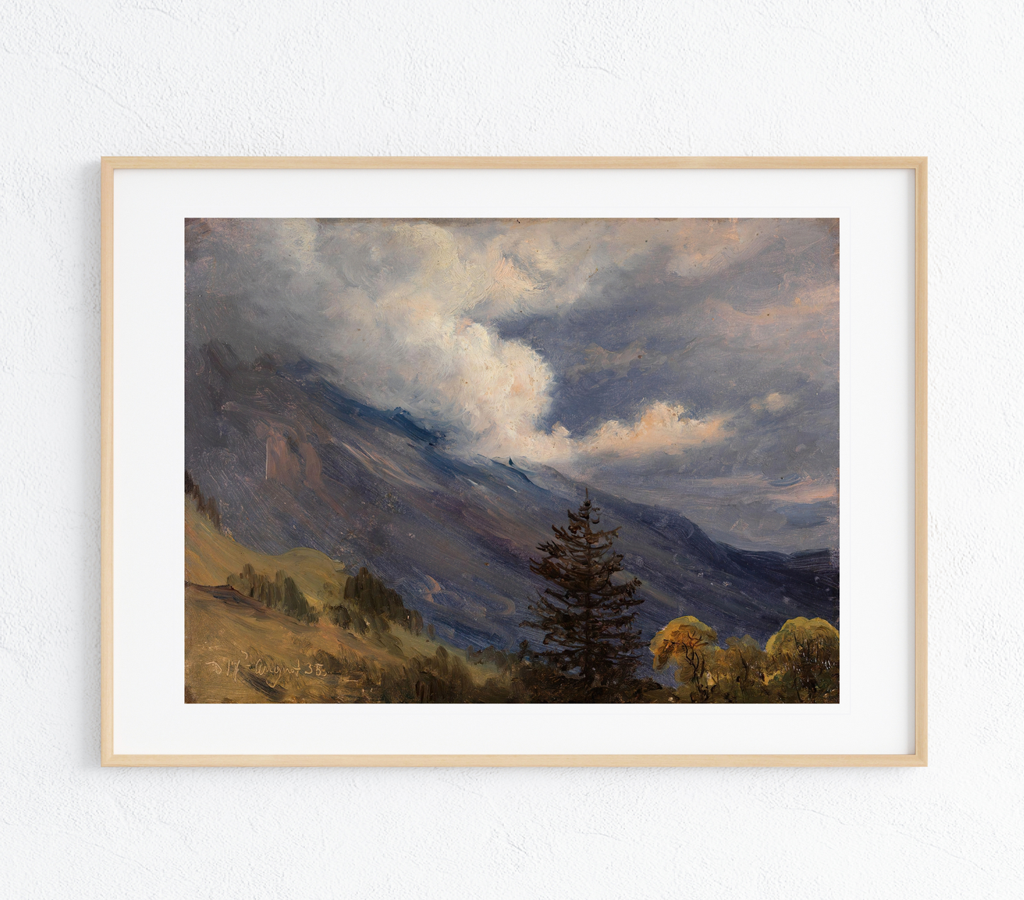 View from Grindelwald Art Print